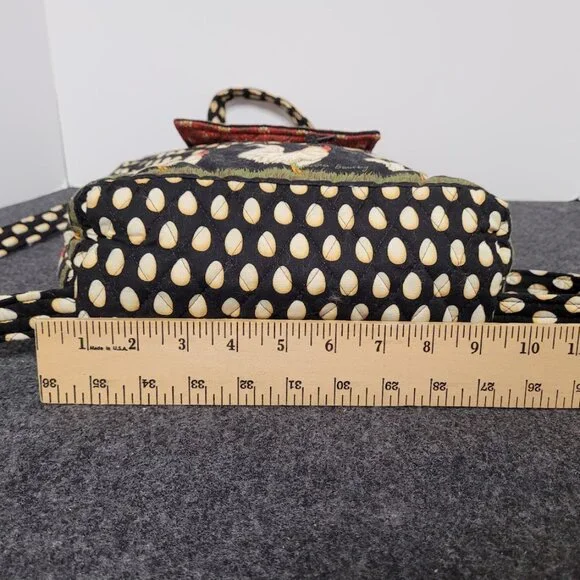 (Rare) Retired Vintage Vera Bradley Chanticleer Rooster Drawstring Backpack - Picture 9 of 13
